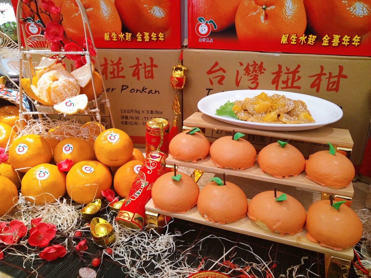 ▲農業局透過異業合作多元行銷台中椪柑。(圖/中市府提供)