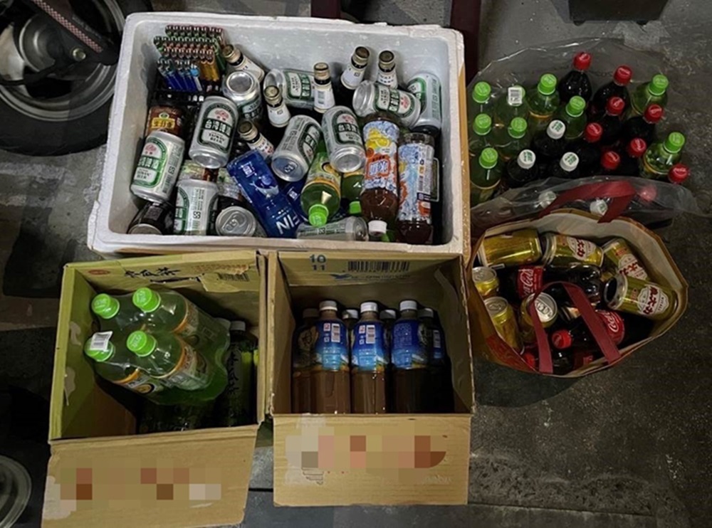 5車駕駛狂搬飲料 警取締違停意外查獲7煞押人討債 240 cnews204250109a09