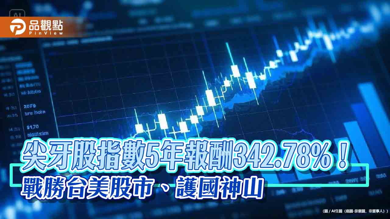 尖牙股指數5 年報酬342.78% 00757 打包「世界級神山群」跟漲！