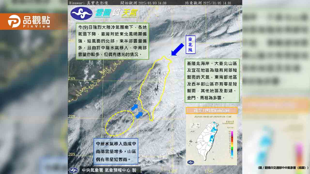 繼續冷下去!強烈大陸冷氣團「恐升級寒流」 5℃低溫時間曝