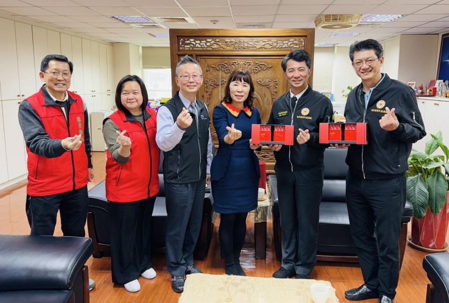 苗栗郵局關懷高齡榮民眷暨協助防詐騙宣導