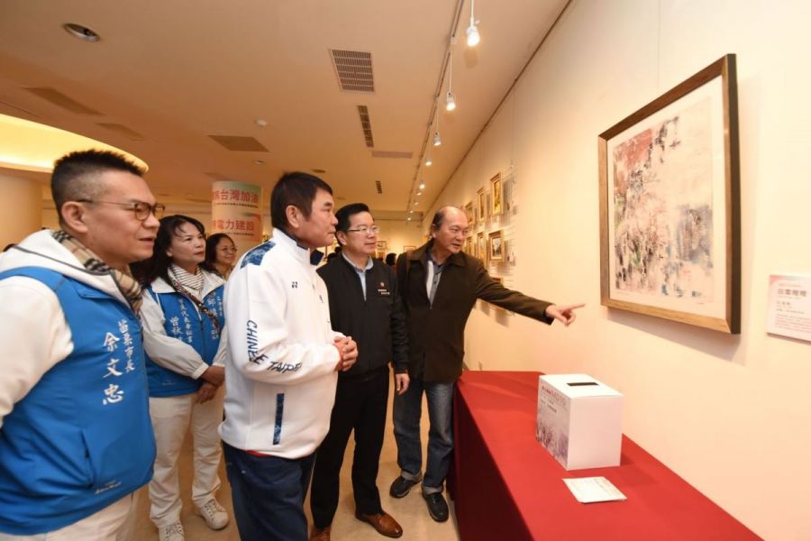 「施情畫義‧千動愛心」開展 苗縣長與社福機構感謝寒冬送暖流