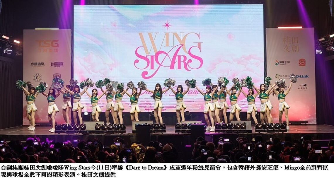 台鋼Wing Stars成軍週年粉絲見面會 《Dare to Dream》歡呼聲中完美落幕