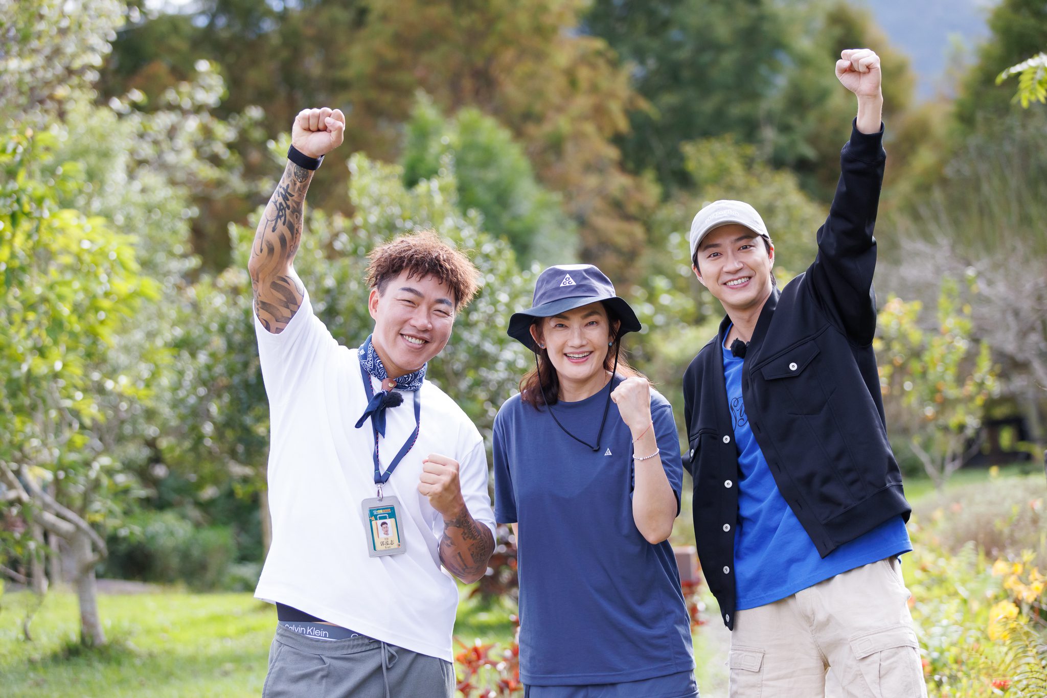 全明星運動會　藍紅黃三隊領隊再度同框