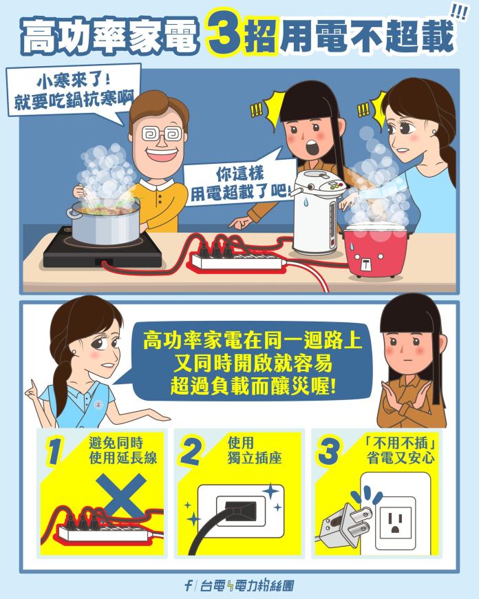 開電暖器又用電磁爐煮火鍋 台電提醒3大原則避免火災 70 472236924 1041095321157523 7965228904808310537 n