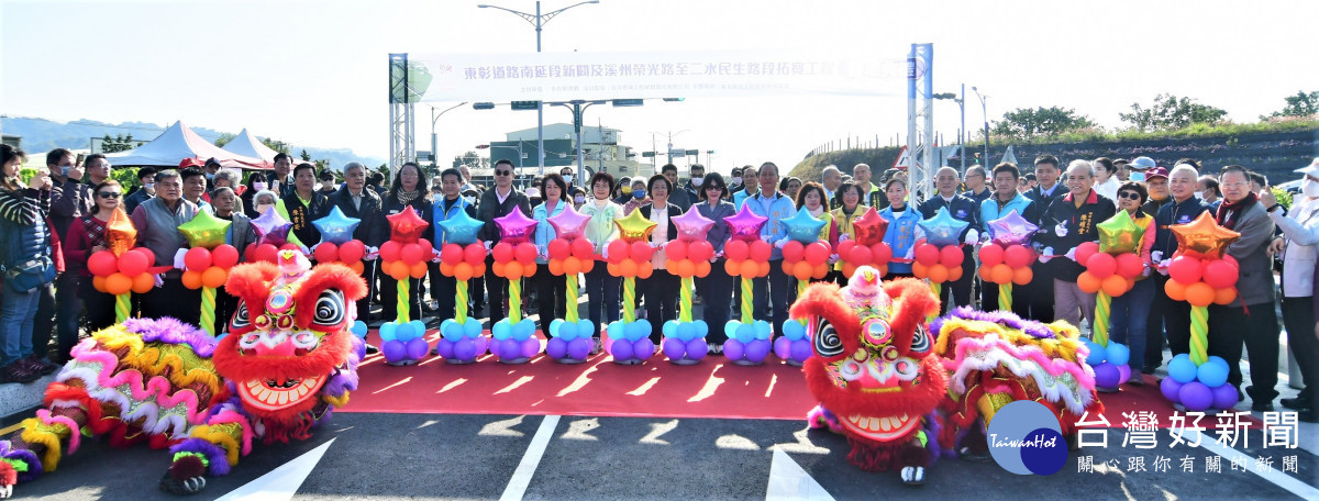 投入12億打通田中二水,東彰道路南延段正式通車。圖/彰化縣政府提供