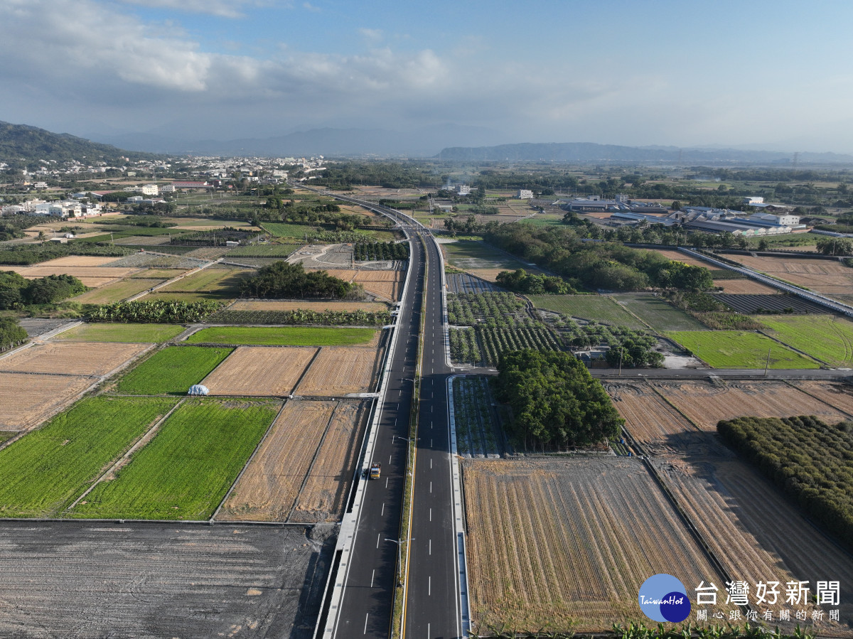 投入12億打通田中二水,東彰道路南延段正式通車。圖/彰化縣政府提供