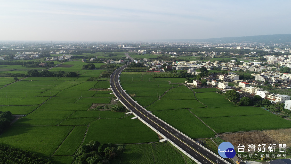投入12億打通田中二水,東彰道路南延段正式通車。圖/彰化縣政府提供