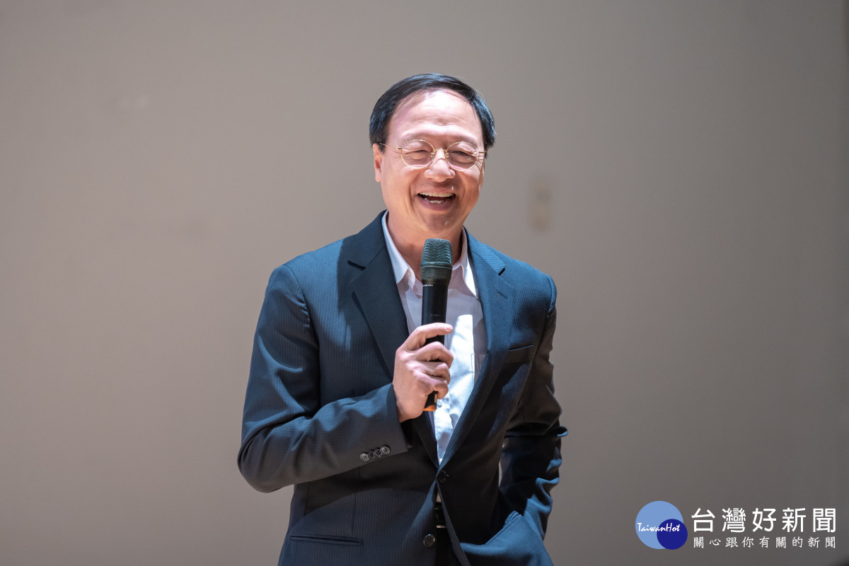前行政院長江宜樺進行演講。<br /><br /> 