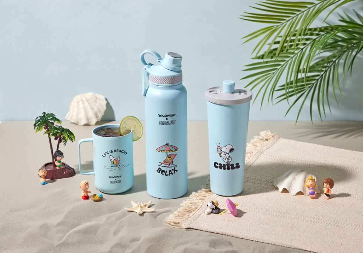 康寧餐具海灘假期保溫杯瓶新花色