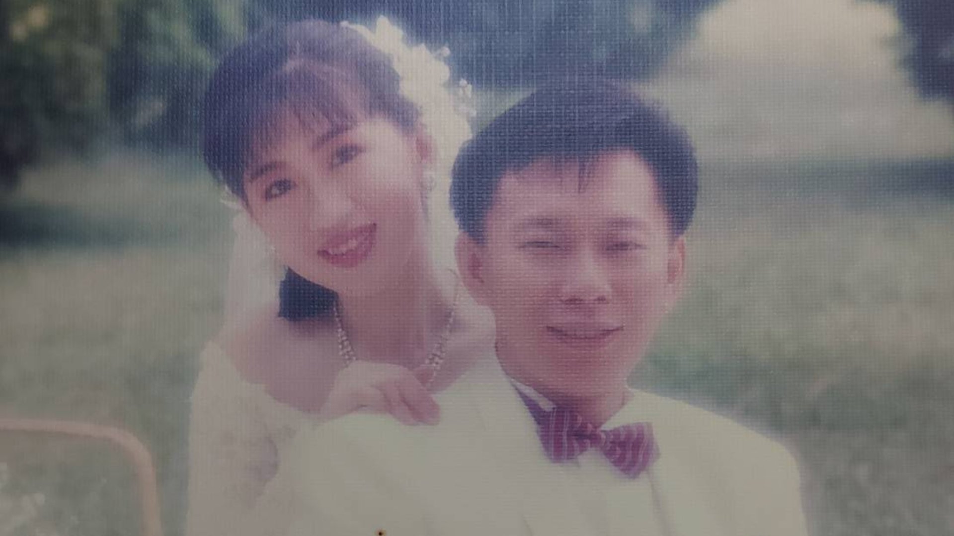 1月14日是柯文哲和妻子陳佩琪結婚紀念日,陳佩琪貼婚紗照表達對丈夫思念。翻攝陳佩琪臉書