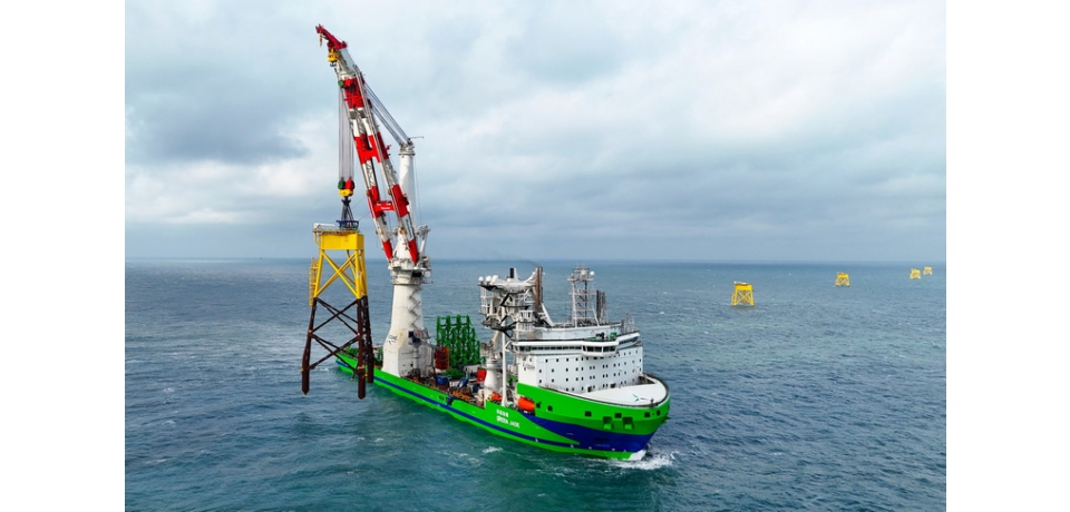 台船環海再簽訂渢妙風場水下基礎基樁及海上變電站運輸安裝合約 完整提供水下基礎以及海上變電站安裝服務