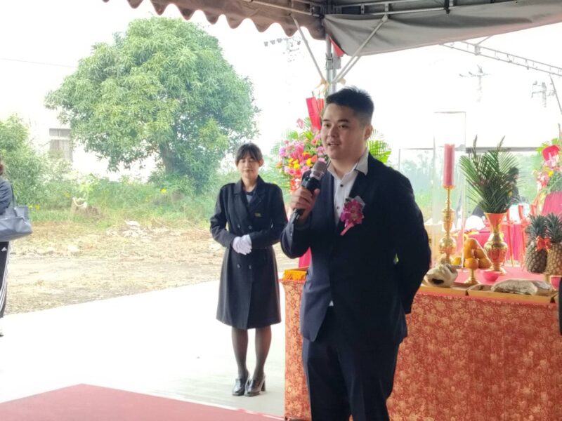 圖文:小蔡電器台中廠房新建工程開工典禮圓滿成功。