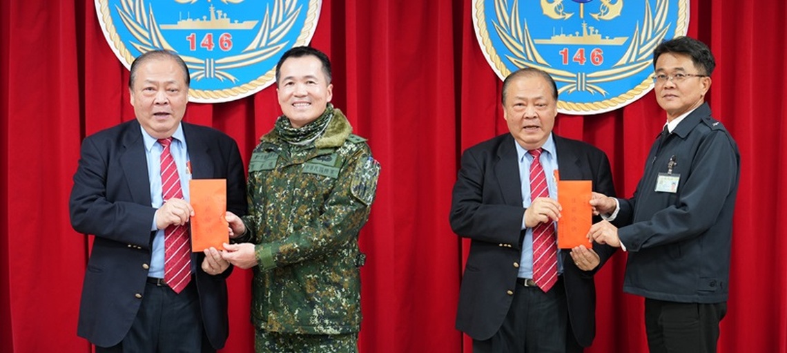陳光復春節慰問三軍部隊 致敬國軍守護家園