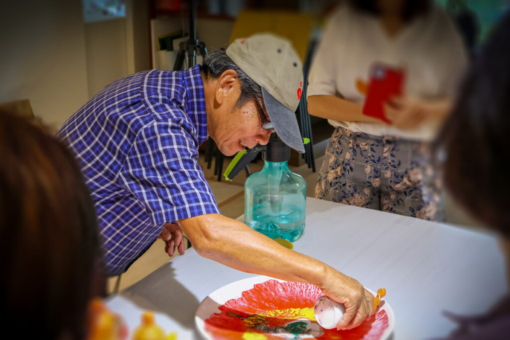過去陳聰在南部創作生根,此次展覽為陳聰首次於北部舉辦個人創作展。(圖-滬尾藝文休閒園區提供)