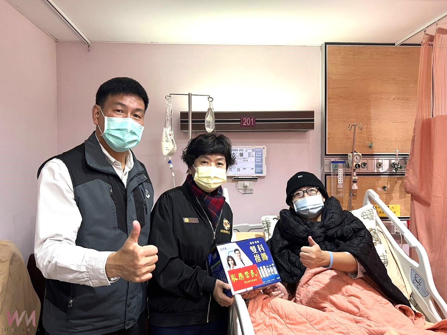 春節將至！ 南投縣榮服處慰問住院榮民
