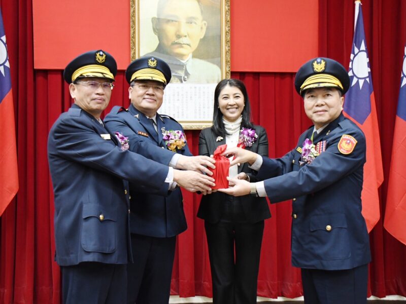 圖文:南投縣政府警察局卸、新任局長交接典禮案。
