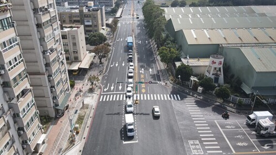 台17線經台南安平工業區左轉車道優化完成