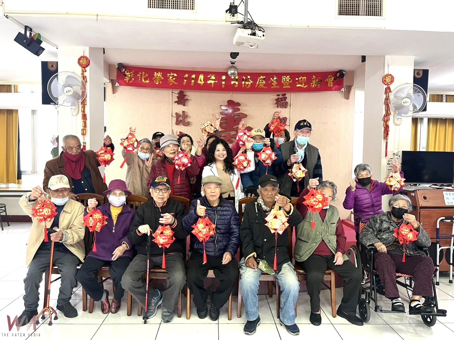 臺中榮總埔里分院攜手榮家住民製燈籠添年味喜迎新春! - https://www.watchmedia01.com