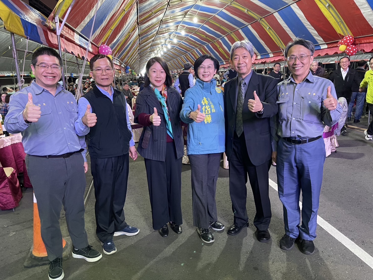 林岱樺參加台船尾牙 表達力挺基層員工 籲簽條件更好的團體協約