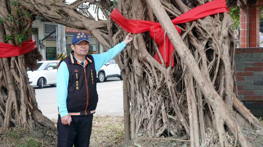 ▲「澤世容園」的建成不僅讓老物件與老榕樹煥發新生，更見證了地方信仰文化的傳承與發展。（記者林明佑攝）