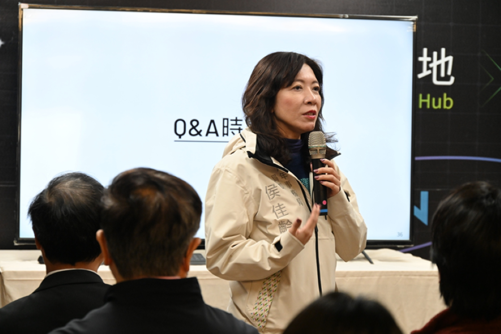 青年事務局侯佳齡局長積極推動A8加速器。(圖/A8產業轉型加速器)