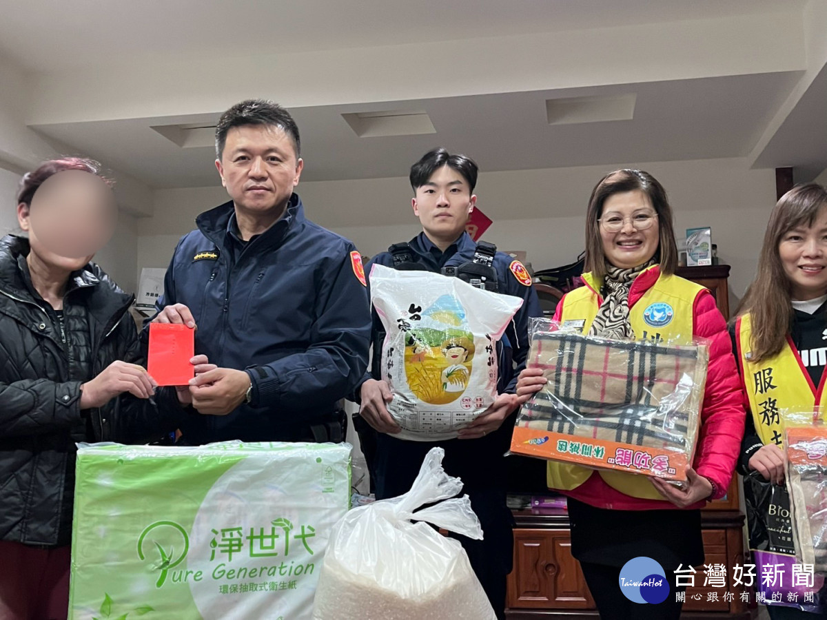大華警志攜手送暖，愛心接力溫暖弱勢。