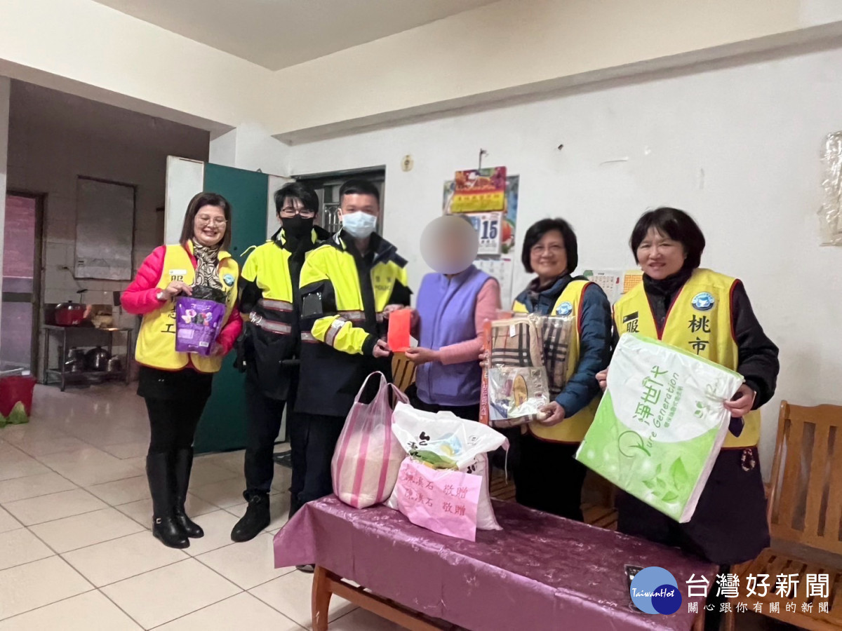 大華警志攜手送暖,愛心接力溫暖弱勢。