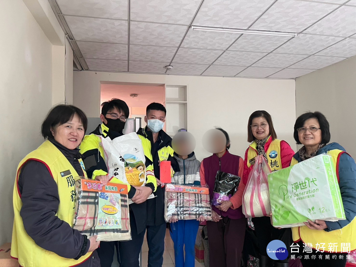 大華警志攜手送暖,愛心接力溫暖弱勢。