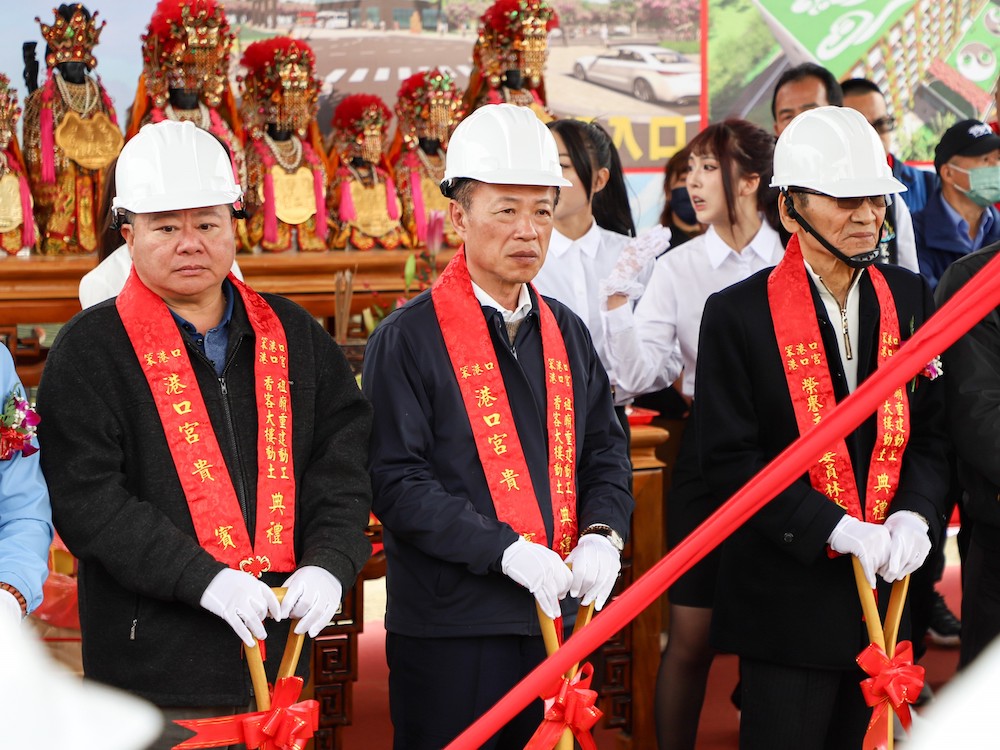 ▲笨港港口宮斥資17億重建祖廟及新建香客大樓。（圖/嘉義縣政府提供）