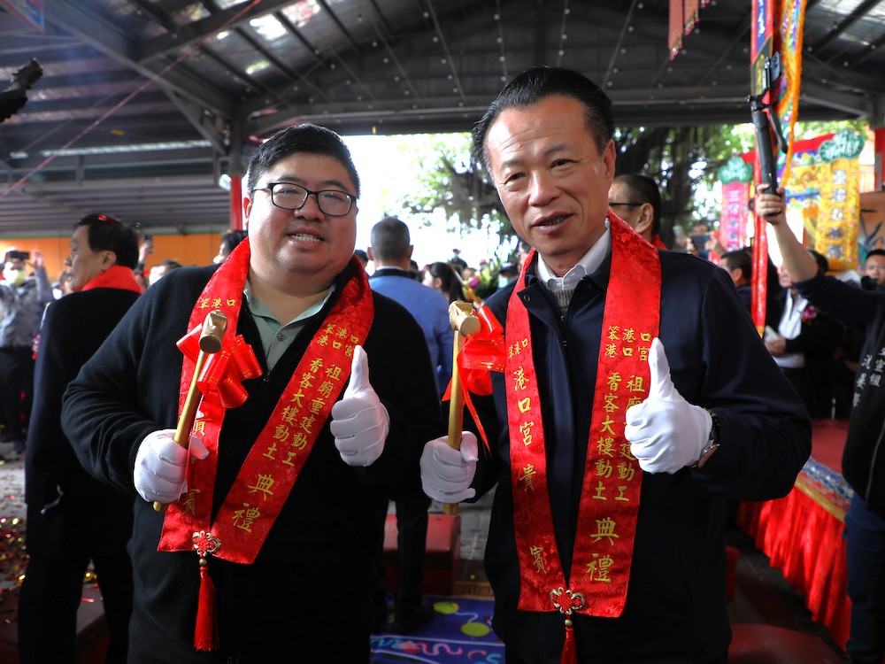 ▲笨港港口宮斥資17億重建祖廟及新建香客大樓。（圖/嘉義縣政府提供）