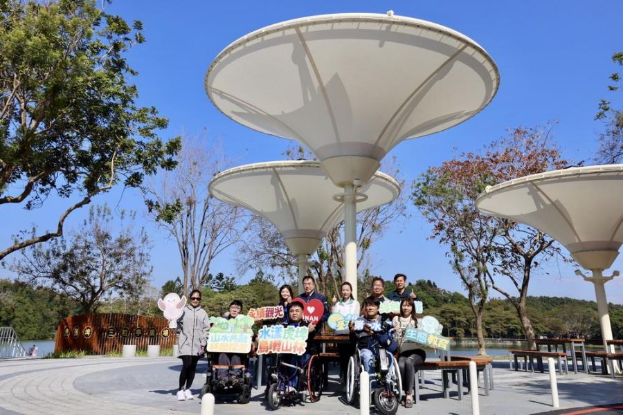 虎頭埤「虎埤泛月」落成　開箱露營水岸新亮點