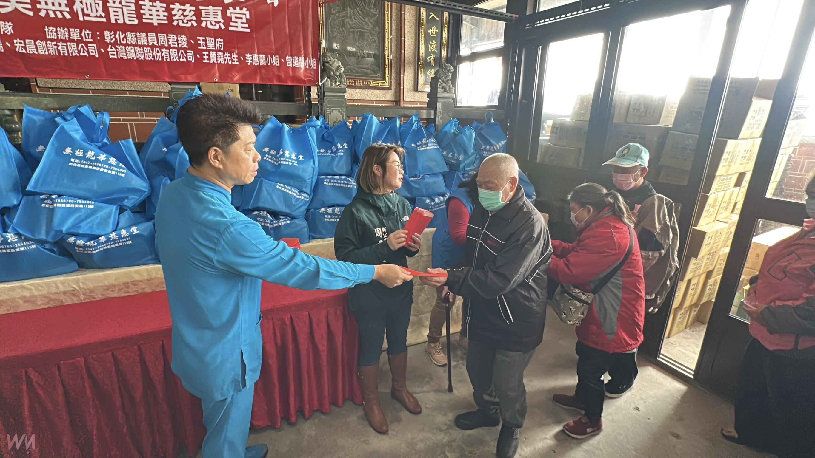 （有影片）／無極龍華慈惠堂與玉聖社會協會攜手送溫暖　圍爐宴溫情滿滿