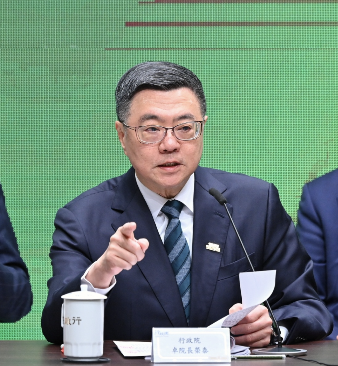 卓榮泰:黃國昌忙選黨主席故意刪預算 這是惡意報復
