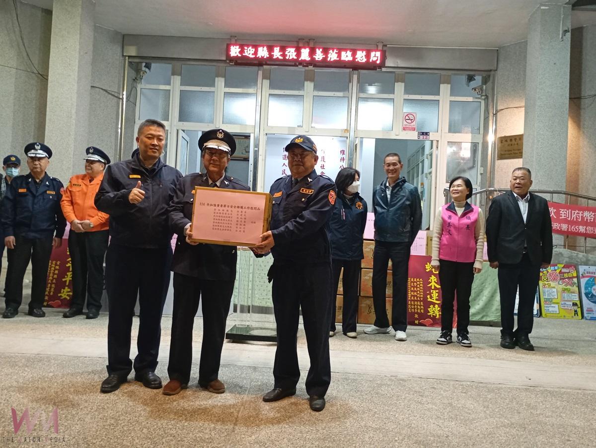 114年春節治安維護正式啟動 縣長張麗善慰勞協勤民力 - https://www.watchmedia01.com