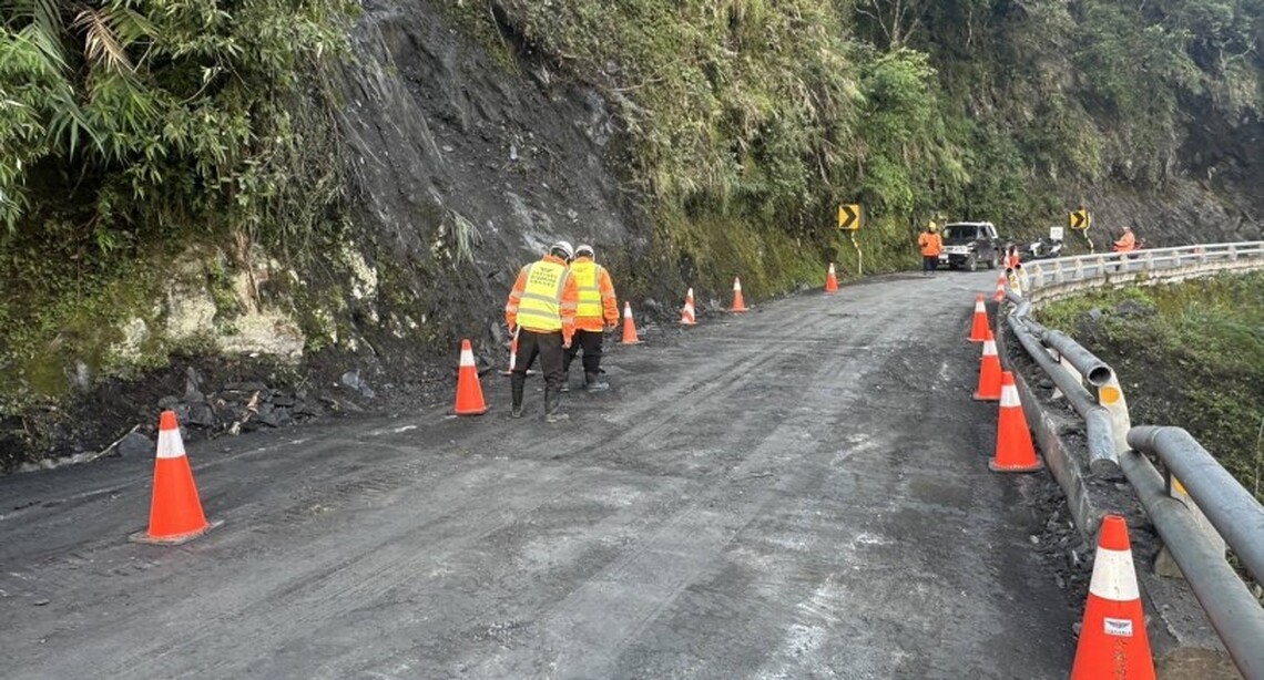 臺東縣海端鄉利稻路段恢復正常通行