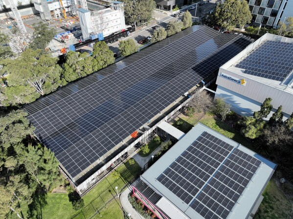 天合光能至尊組件供貨澳洲光伏車棚項目,為醫療行業可持續發展添磚加瓦