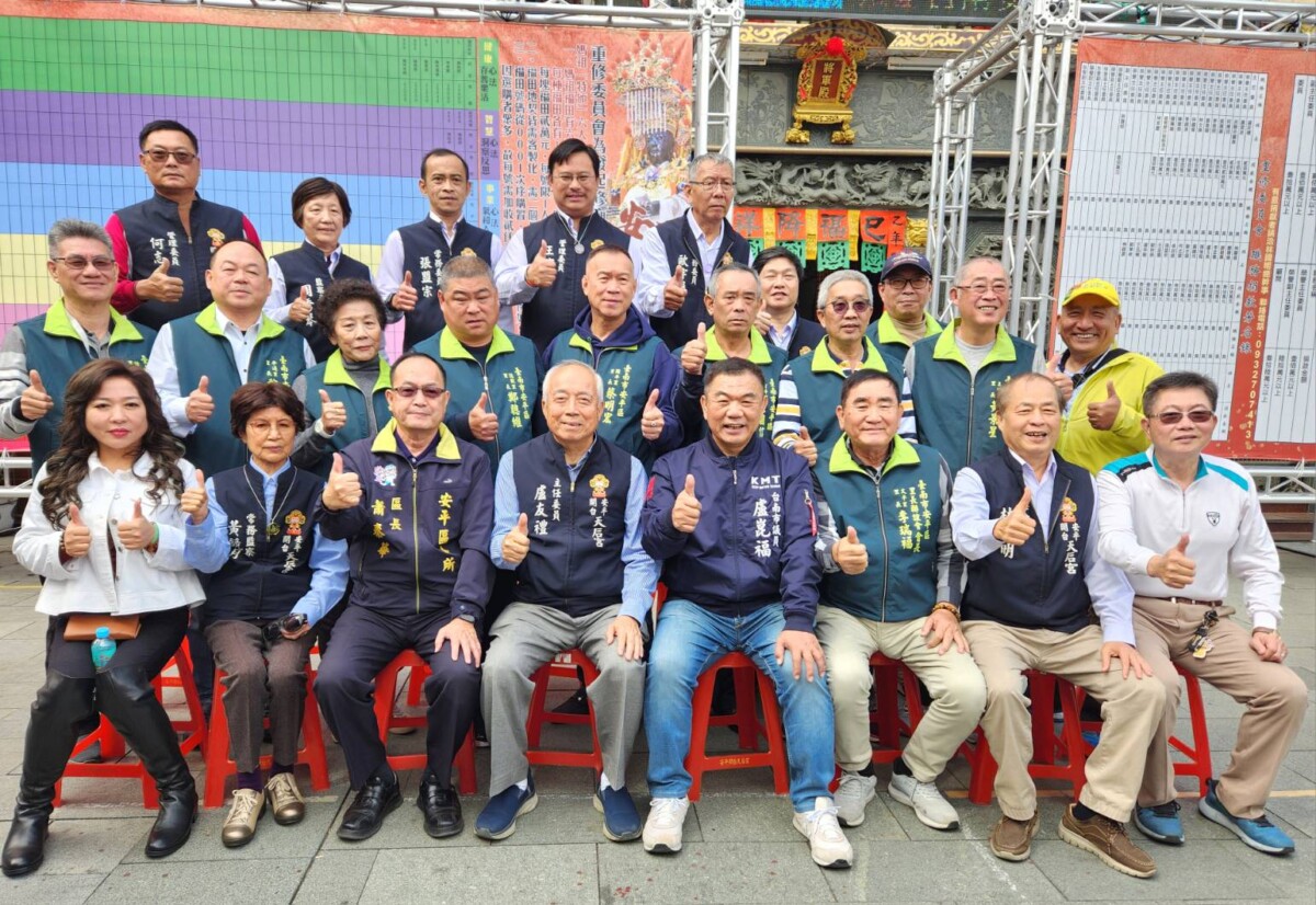 ▲台南安平開台天后宮整復修建,廟方以「種福田」方式讓信眾認養植福。(圖/記者陳彥霖攝2025.01.22)