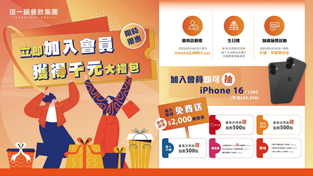 這一鍋餐飲集團全新APP優惠懶人包