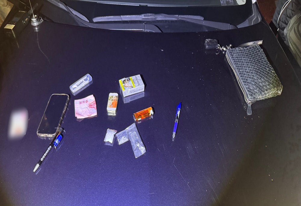 遭通緝拒檢逃逸 警連夜圍捕毒鴛鴦起獲K他命 208 248250122a06