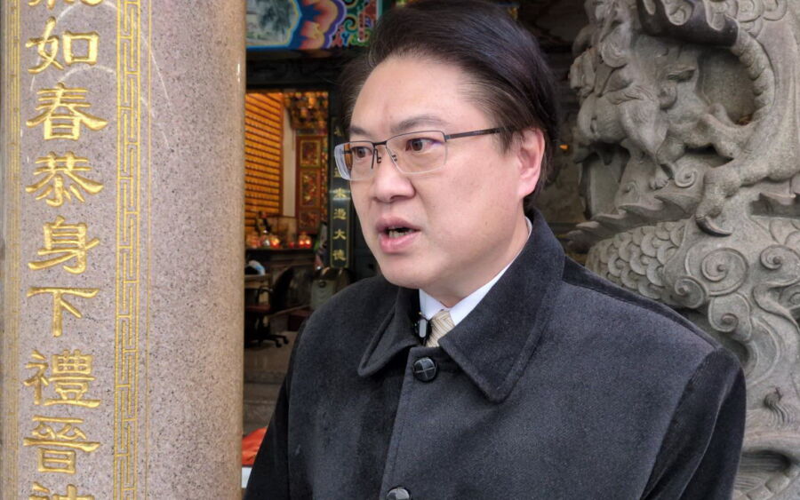 圖/民進黨秘書長林右昌今(23)日強調,從過去到現在,民進黨的態度都是一貫,尊重公民團體的行動。(民眾提供)