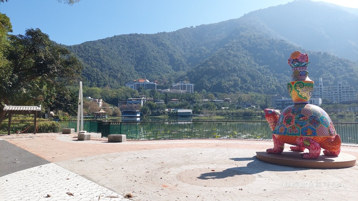 南投埔里鎮鯉魚潭環潭景觀步道春節期間開放使用