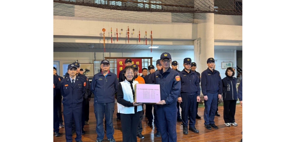 雲林縣副縣長謝淑亞蒞臨斗南警分局慰問加強重要節日安全維護工作人員辛勞