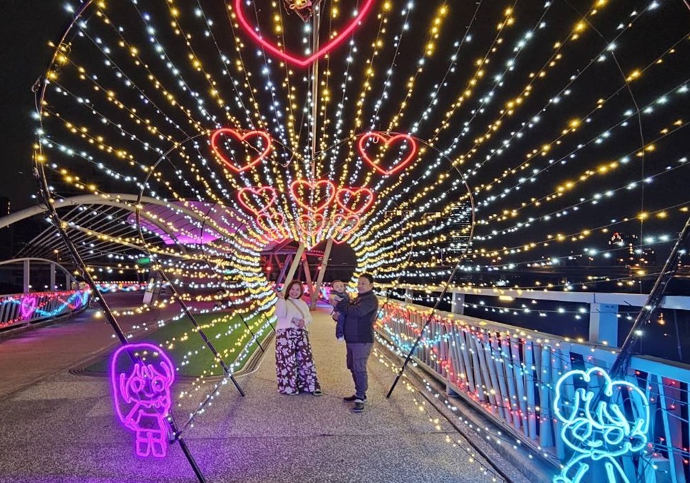 戀戀水岸景觀橋 新北高灘處大都會公園舉辦光雕展 222 248250123a01