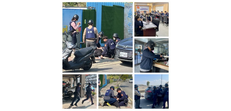 歲未年關將至 雲林斗南警分局舉辦金融機構防搶演練