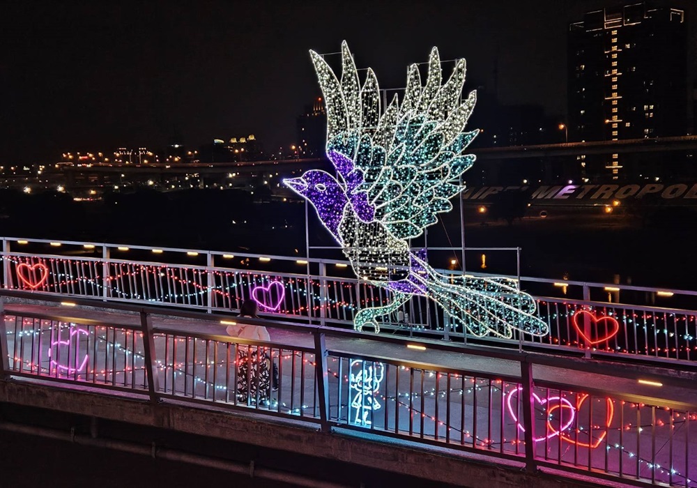 2025金蛇年走春好所在 新北高灘處揪市民河濱賞夜景 244 248250124a11
