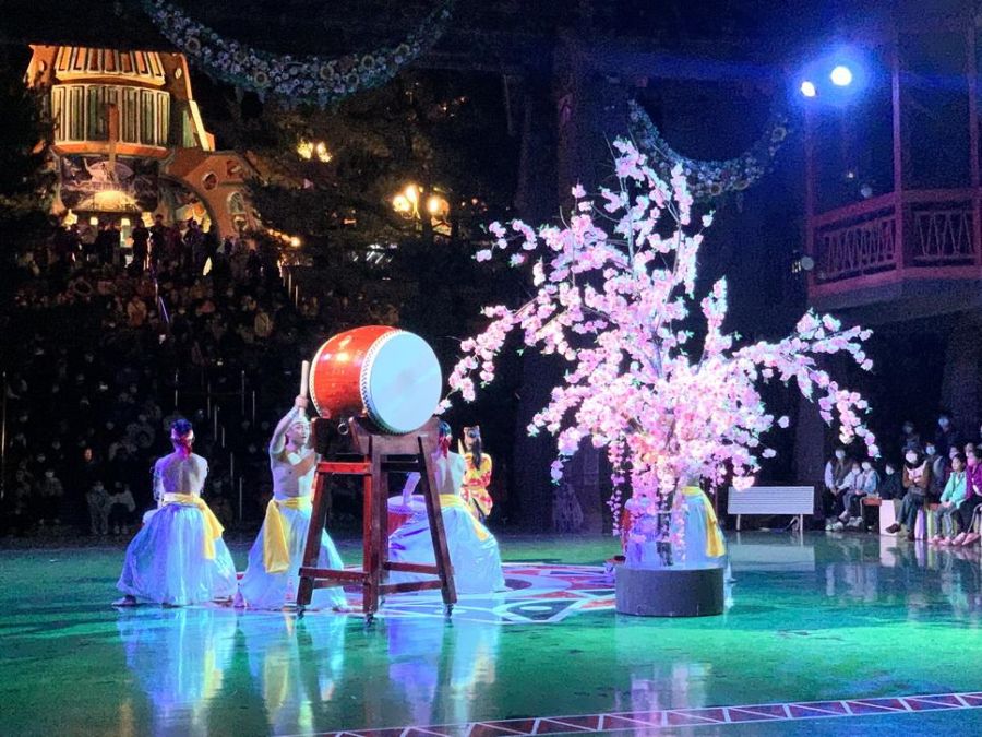 九族文化村春節夜舞祭登場　揭開櫻花祭浪漫序曲