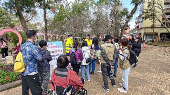 防災知識與梅花同行 角板山春節防火宣導活動開跑 81 S 13729919 0