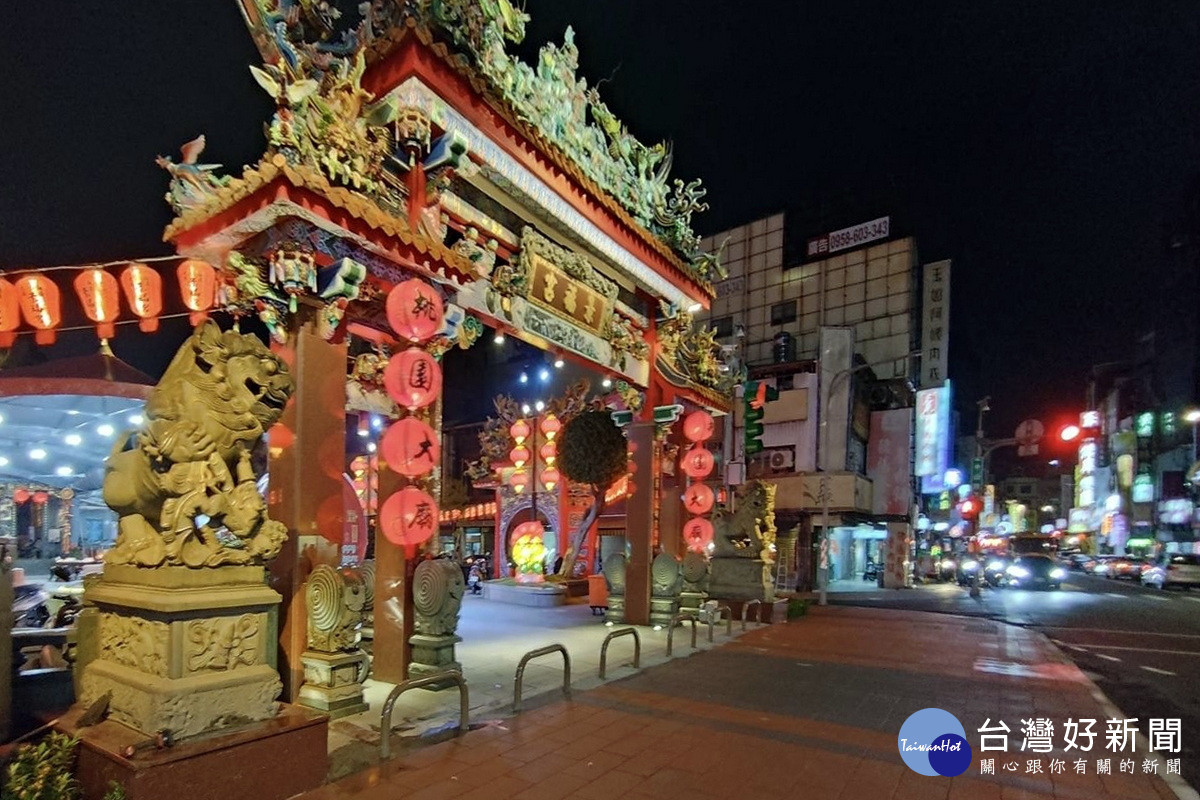 桃園首處人本示範街區第一階段提前完工,景福宮參香逛街都好行。<br /><br />