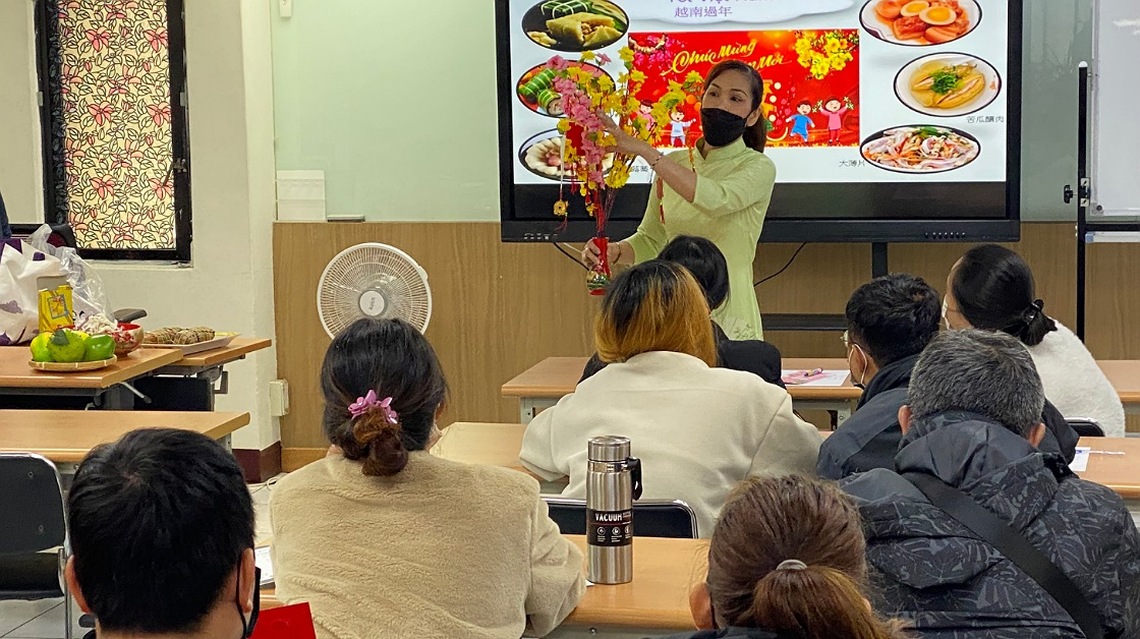 體驗越南年味! 桃園移民署邀新住民手作「越南粽羊毛氈鑰匙圈」